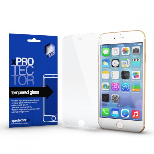XPRO Tempered Glass 0.33 Full 3D Black FG kijelzővédő üveg / üvegfólia Apple iPhone 7 / 8 készülékhez