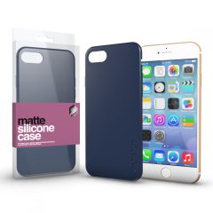   XPRO™ Szilikon matte tok ultravékony sötétkék Apple iPhone 7 / 8 / SE 2020 / SE 2022 készülékhez