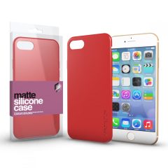   XPRO Szilikon matte tok ultravékony korallpiros Apple iPhone 6 / 6S készülékhez
