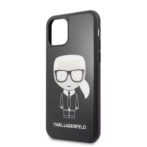 Karl Lagerfeld tok fekete KLHCN58DLFKBK Apple Iphone 11 Pro készülékhez