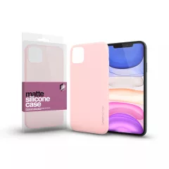   XPRO™ Szilikon matte tok ultravékony Púder pink Apple iPhone 11 Pro Max készülékhez