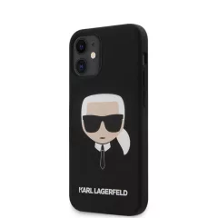   Karl Lagerfeld tok fekete KLHCP12SSLKHBK Apple Iphone 12 Mini készülékhez