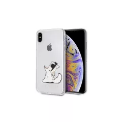   Karl Lagerfeld tok fehér KLHCI65CFNRC Apple Iphone Xs Max készülékhez