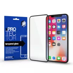   XPRO™ Tempered Glass 0.33 Full 3D Black FG kijelzővédő üveg / üvegfólia Apple iPhone 12 Pro Max készülékhez