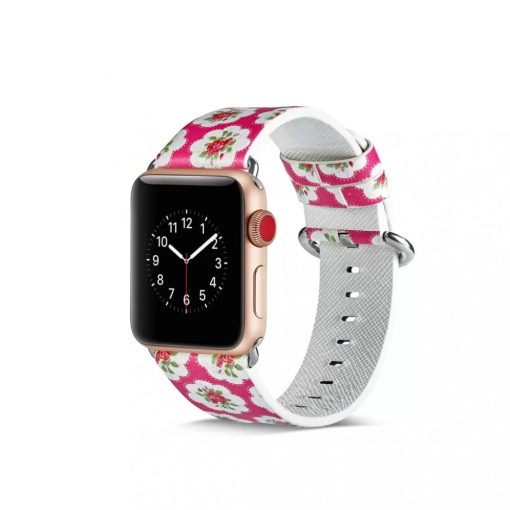 XPRO™ Apple Watch mintás bőr szíj F3 Apple Watch 42mm (S1-S3) / 44mm / 45mm / 46mm / 49mm készülékhez