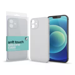   XPRO™ Soft Touch szilikon tok Slim törtfehér Apple iPhone 12 Pro Max készülékhez