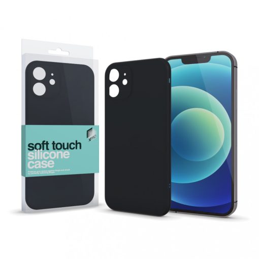 XPRO Soft Touch szilikon tok Slim Fekete Apple iPhone 7 / 8 / SE 2020 / SE 2022 készülékhez