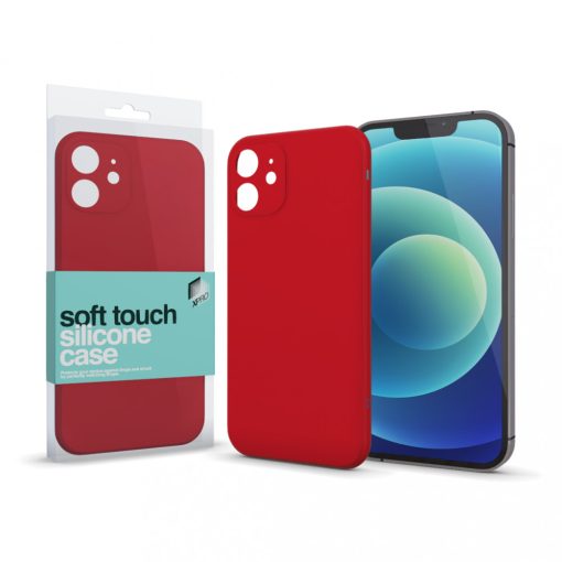 XPRO Soft Touch szilikon tok Slim Piros Apple iPhone X / Xs készülékhez