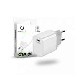   Dreamtech Charger White 20W QC3.0 Type C hálózati gyors töltő adapter