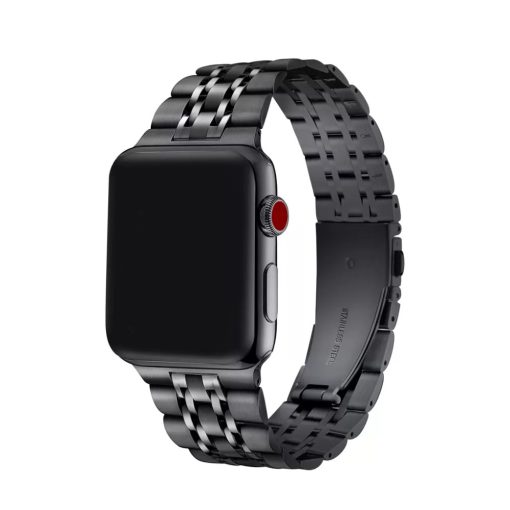 XPRO™ Apple Watch rozsdamentes acél szíj fekete Apple Watch 42mm (S1-S3) / 44mm / 45mm / 46mm / 49mm készülékhez