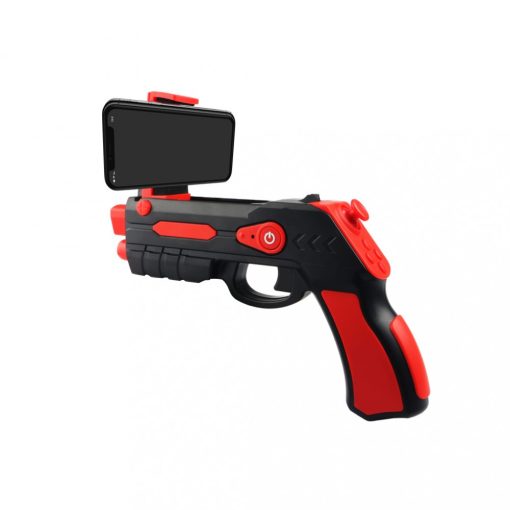 Bluetooth Remote Gun Android és iOS készülékekhez, piros Omega 44098