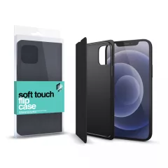   XPRO™ Soft Touch Flip tok fekete Huawei P40 Pro készülékhez