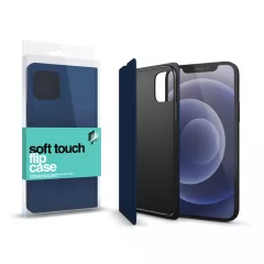   XPRO™ Soft Touch Flip tok sötétkék Huawei P40 Pro készülékhez