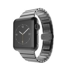   XPRO™ Apple Watch rozsdamentes acél szíj fekete Apple Watch 42mm (S1-S3) / 44mm / 45mm / 46mm / 49mm készülékhez