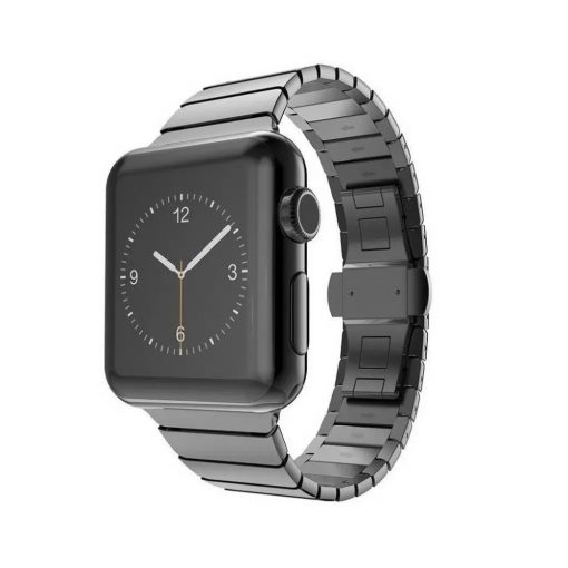 XPRO™ Apple Watch rozsdamentes acél szíj fekete Apple Watch 42mm (S1-S3) / 44mm / 45mm / 46mm / 49mm készülékhez