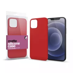   XPRO™ Szilikon matte tok ultravékony korall piros Apple iPhone 13 Mini készülékhez