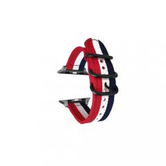   XPRO™ Apple Watch szőtt műanyag szíj Apple Watch 42mm (S1-S3) / 44mm / 45mm / 46mm / 49mm készülékhez tricolor