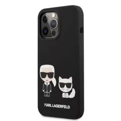   Karl Lagerfeld tok fekete KLHCP13LSSKCK Apple Iphone 13 Pro készülékhez