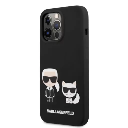 Karl Lagerfeld tok fekete KLHCP13LSSKCK Apple Iphone 13 Pro készülékhez