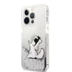   Karl Lagerfeld tok ezüst KLHCP13XGCFS Apple Iphone 13 Pro Max készülékhez