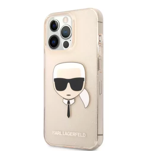 Karl Lagerfeld tok arany KLHCP13XKHTUGLGO Apple Iphone 13 Pro Max készülékhez