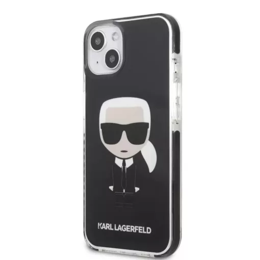 Karl Lagerfeld tok fekete KLHCP13STPEIKK Apple iPhone 13 Mini készülékhez