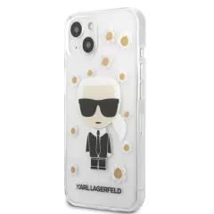   Karl Lagerfeld tok átlátszó KLHCP13SHFLT Apple iPhone 13 Mini készülékhez