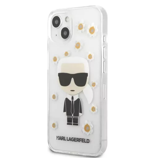 Karl Lagerfeld tok átlátszó KLHCP13SHFLT Apple iPhone 13 Mini készülékhez