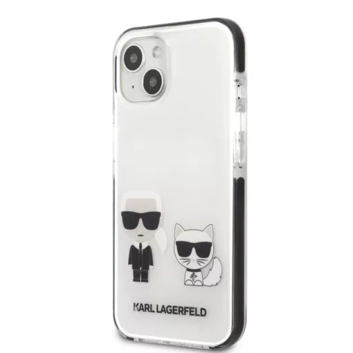 Karl Lagerfeld tok fehér KLHCP13MTPEKCW Apple iPhone 13 készülékhez