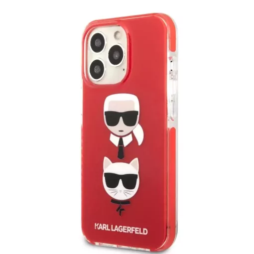 Karl Lagerfeld tok piros KLHCP13LTPE2TR Apple iPhone 13 Pro készülékhez