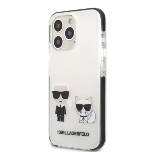 Karl Lagerfeld tok fehér KLHCP13XTPEKCW Apple iPhone 13 Pro Max készülékhez