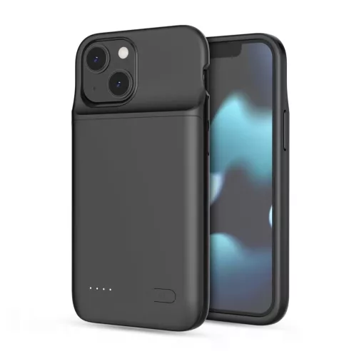 Tech-Protect 2in1 powerbank tok Apple iPhone 12 Mini / 13 Mini készülékhez fekete