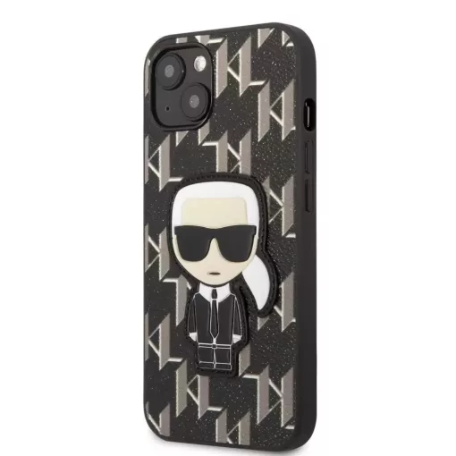 Karl Lagerfeld tok fekete KLHCP13SPMNIKBK Apple iPhone 13 Mini készülékhez