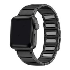   XPRO™ Apple Watch rozsdamentes acél szíj mágneses csattal fekete Apple Watch 42mm (S1-S3) / 44mm / 45mm / 46mm / 49mm készülékhez 