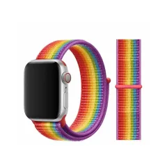   XPRO™ Apple Watch tépőzáras szíj szivárvány Apple Watch 38mm / 40mm / 41mm / 42mm (S10) készülékhez