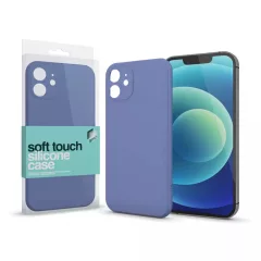   XPRO™ Soft Touch szilikon tok Slim levendula szürke Apple iPhone 14 Plus készülékhez