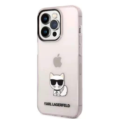 Karl Lagerfeld tok pink KLHCP14XCTTRI Apple iPhone 14 Pro Max készülékhez