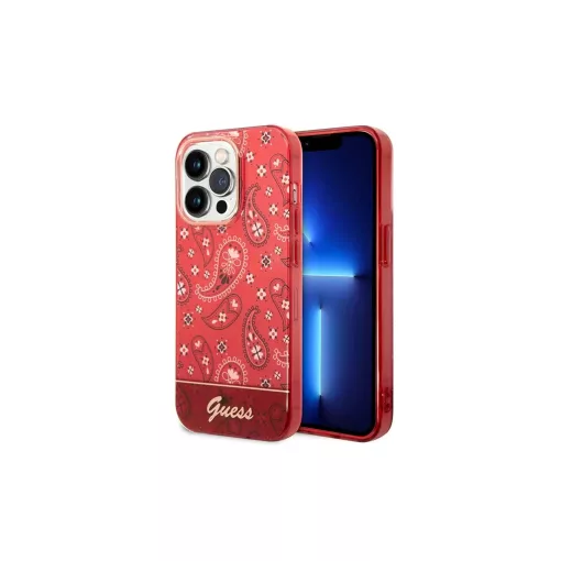 Guess tok piros GUHCP14LHGBNHR Apple iPhone 14 Pro készülékhez