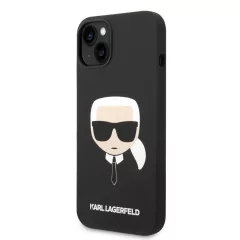   Karl Lagerfeld tok fekete KLHCP14MSLKHBK Apple iPhone 14 Plus készülékhez