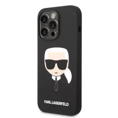   Karl Lagerfeld tok fekete KLHCP14XSLKHBK Apple iPhone 14 Pro Max készülékhez