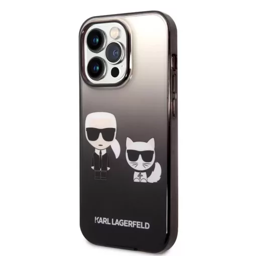 Karl Lagerfeld tok fekete KLHCP14XTGKCK Apple iPhone 14 Pro Max készülékhez