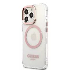   Guess MagSafe tok pink GUHMP13LHTRMP Apple iPhone 13 Pro készülékhez