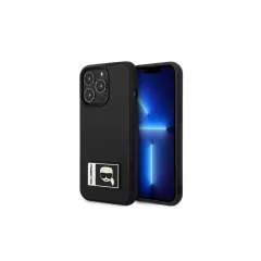   Karl Lagerfeld tok fekete KLHCP13L3DKPK Apple iPhone 13 Pro készülékhez