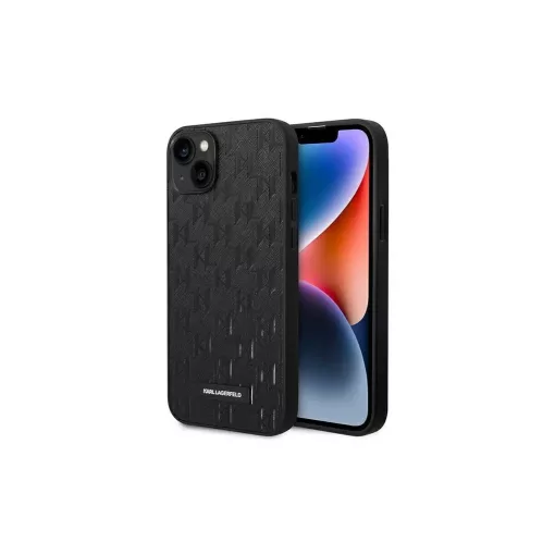 Karl Lagerfeld tok fekete KLHCP14MSAKLHPK Apple iPhone 14 Plus készülékhez