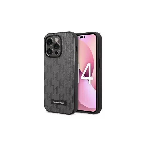 Karl Lagerfeld tok fekete KLHCP14XSAKLHPG Apple iPhone 14 Pro Max készülékhez