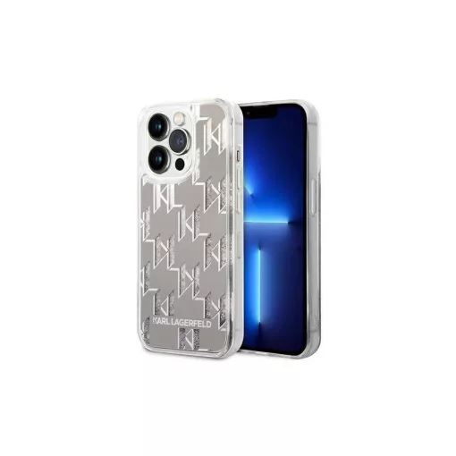 Karl Lagerfeld tok ezüst KLHCP14LLMNMS Apple iPhone 14 Pro készülékhez
