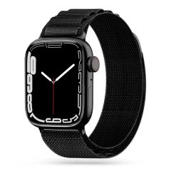   Tech-Protect Nylon Pro ALPESI óraszíj fekete Apple Watch 42mm (S1-S3) / 44mm / 45mm / 46mm / 49mm készülékhez 928370