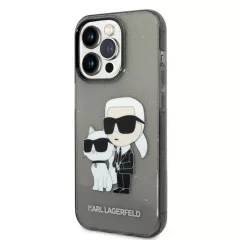   Karl Lagerfeld tok fekete KLHCP14LHNKCTGK Iphone 14 Pro készülékhez