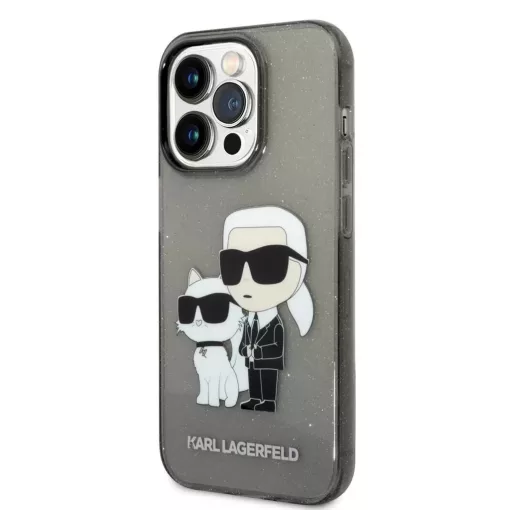Karl Lagerfeld tok fekete KLHCP14XHNKCTGK Iphone 14 Pro Max készülékhez