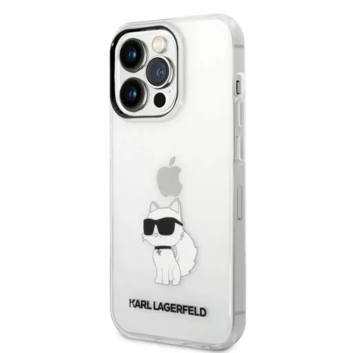 Karl Lagerfeld tok átlátszó KLHCP14XHNCHTCT Iphone 14 Pro Max készülékhez